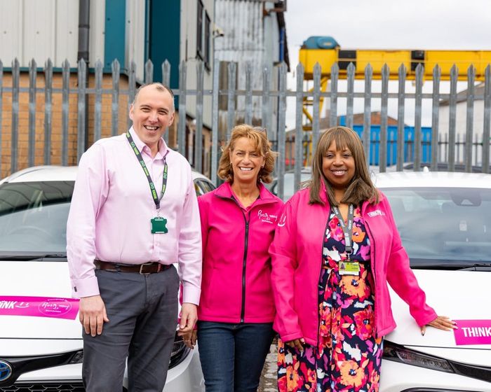 A DG Cars driver being welcomed to the fleet